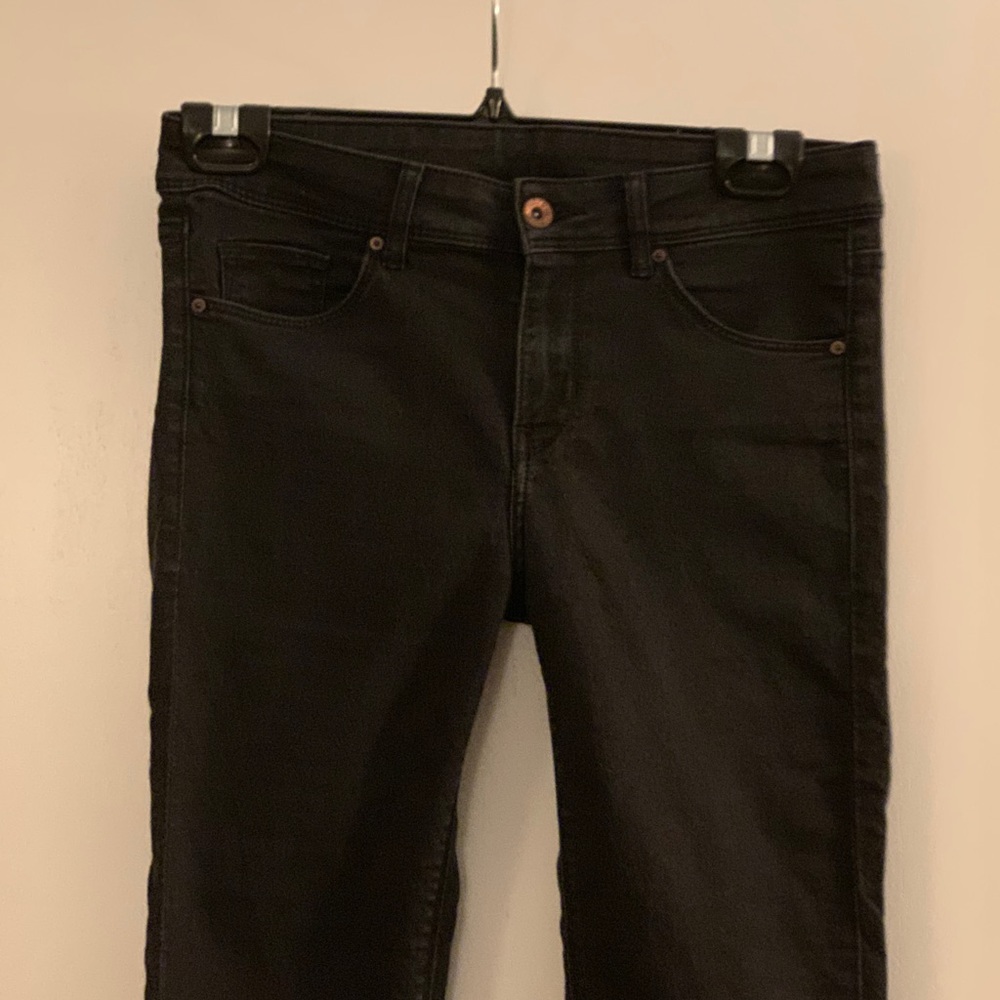 H&M Divided Black Stretch Skinny Jeans-8